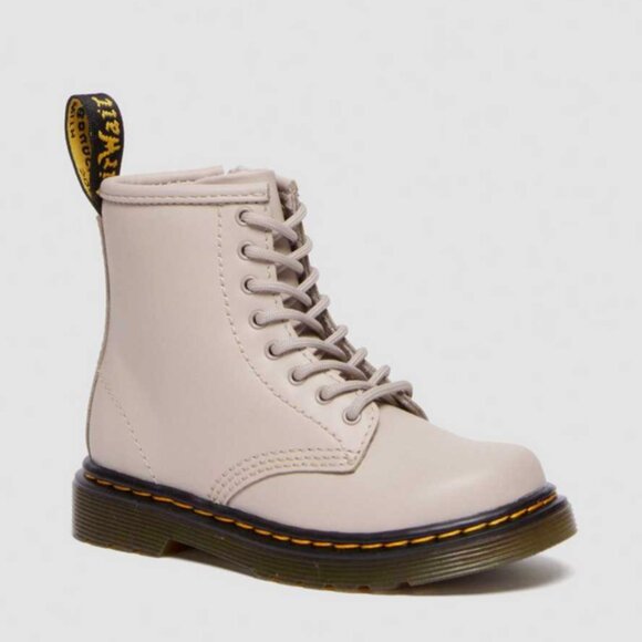 Dr. Martens 1460 Combat Boots in Vintage Taupe Romario Size 2 - Picture 1 of 10